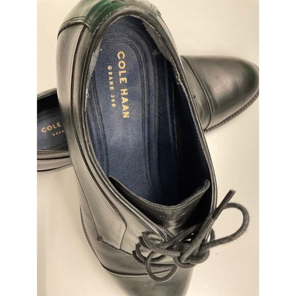 Cole Haan Grand 360 Black Leather Harrison Oxford Cap Toe Dress Shoes Size 9M main image 10